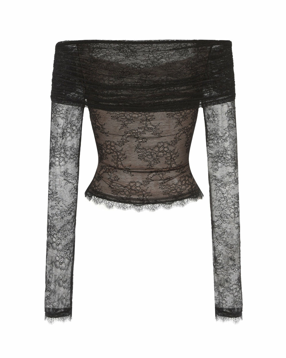 Evelina Top: Black Lace Top for Date Night | Nana Jacqueline