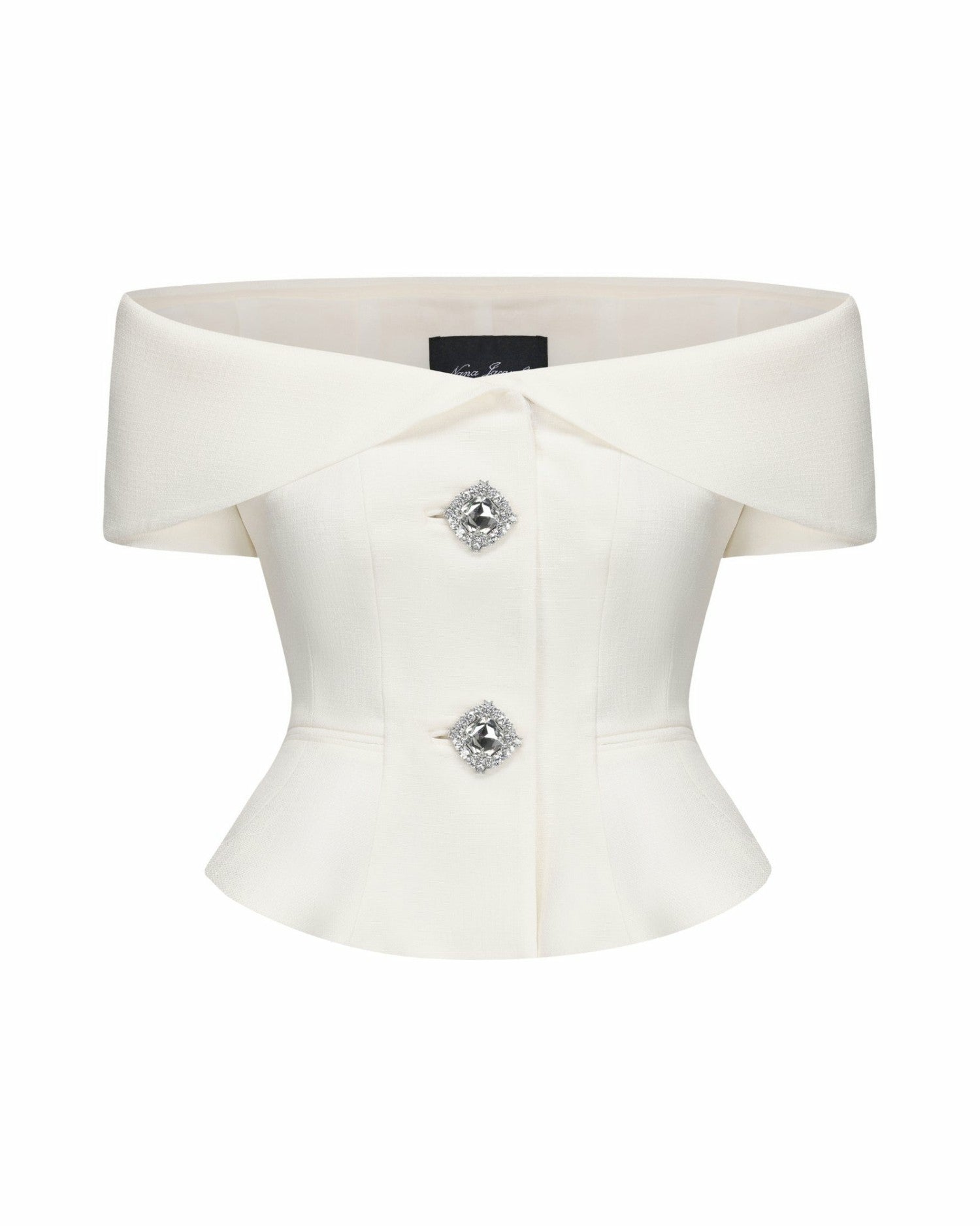 Blakely Top: White Top for Engagement Party | Nana Jacqueline