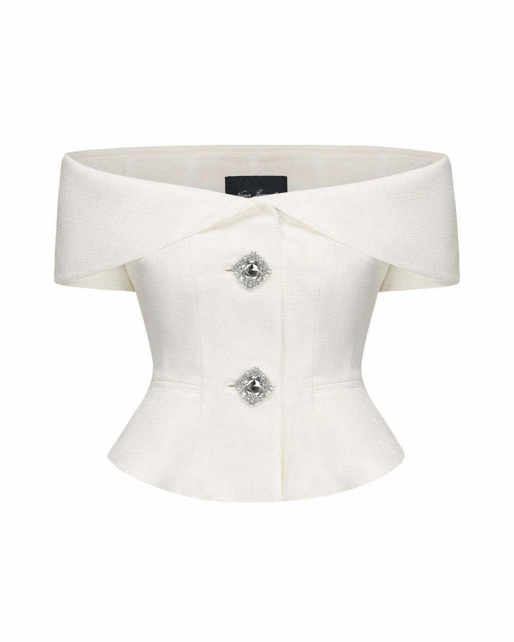 Blakely Top: White Top for Engagement Party | Nana Jacqueline
