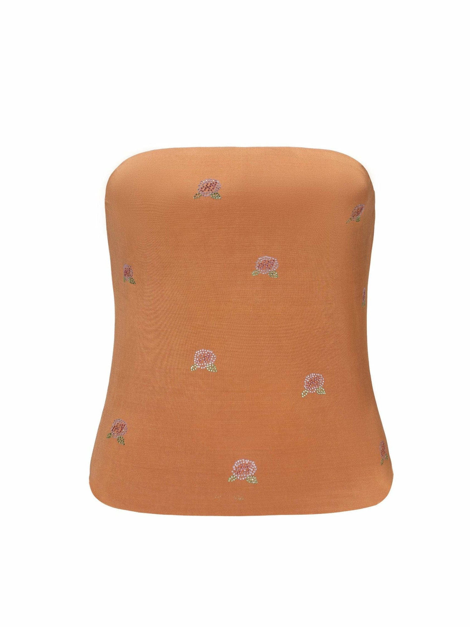 Rosana Embroidered Top: Brown Top for Date Night | Nana Jacqueline