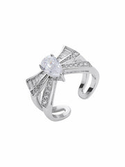 Claira Ring: White Ring for Engagement Party | Nana Jacqueline