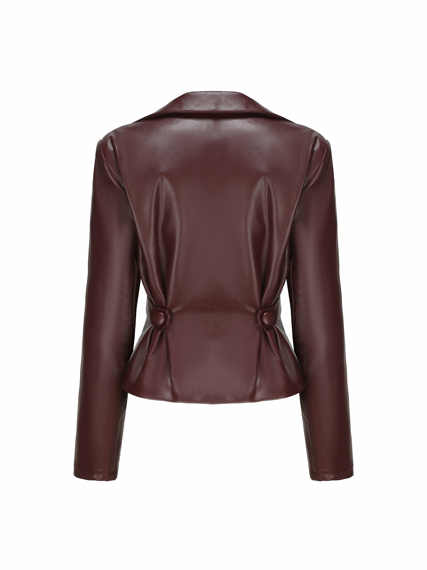 Mirabel Faux Leather Jacket: Brown Jacket for Date Night | Nana Jacqueline