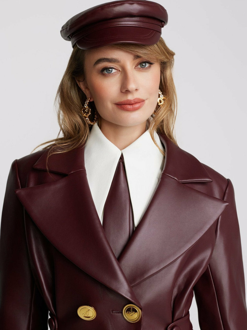 Mirabel Faux Leather Jacket: Brown Jacket for Date Night | Nana Jacqueline