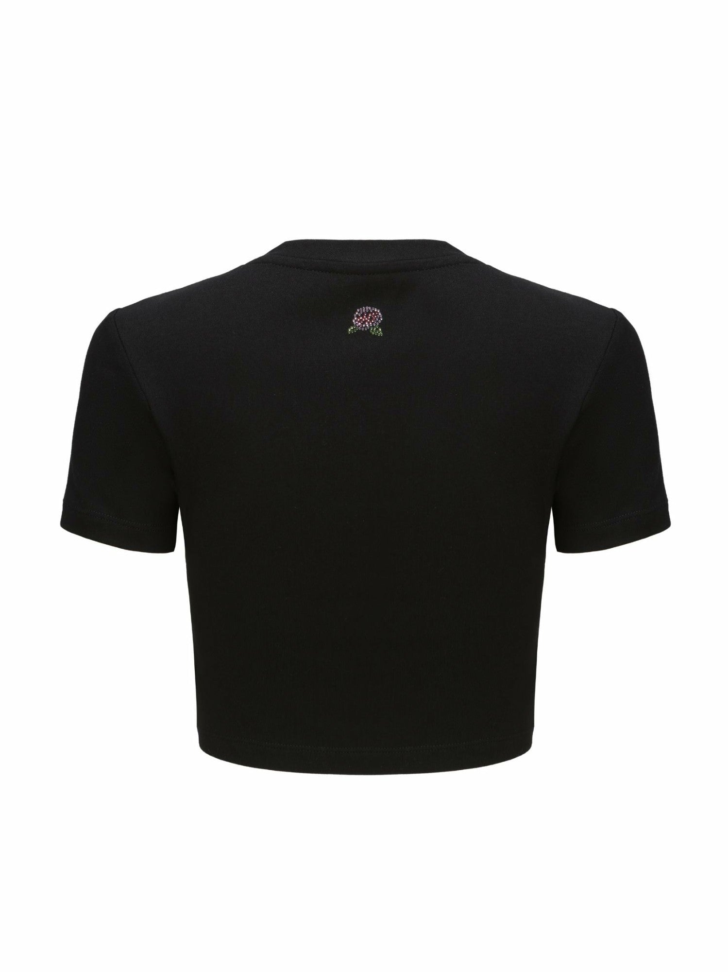 Elle Baby Tee: Black Baby Tee for Casual Luxury Daytime Outfit | Nana Jacqueline