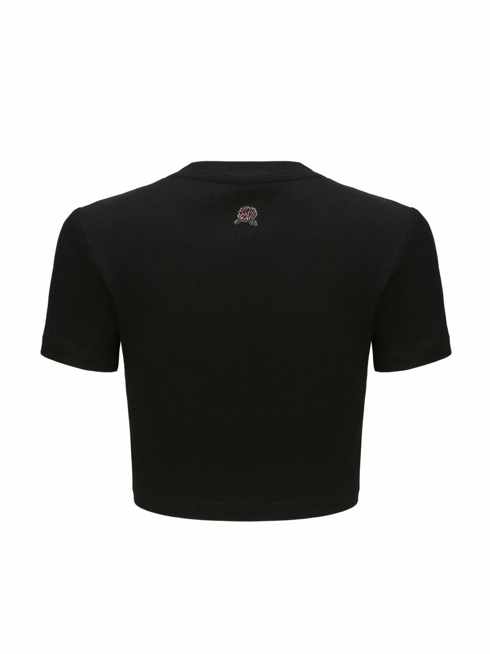 Elle Baby Tee: Black Baby Tee for Casual Luxury Daytime Outfit | Nana Jacqueline