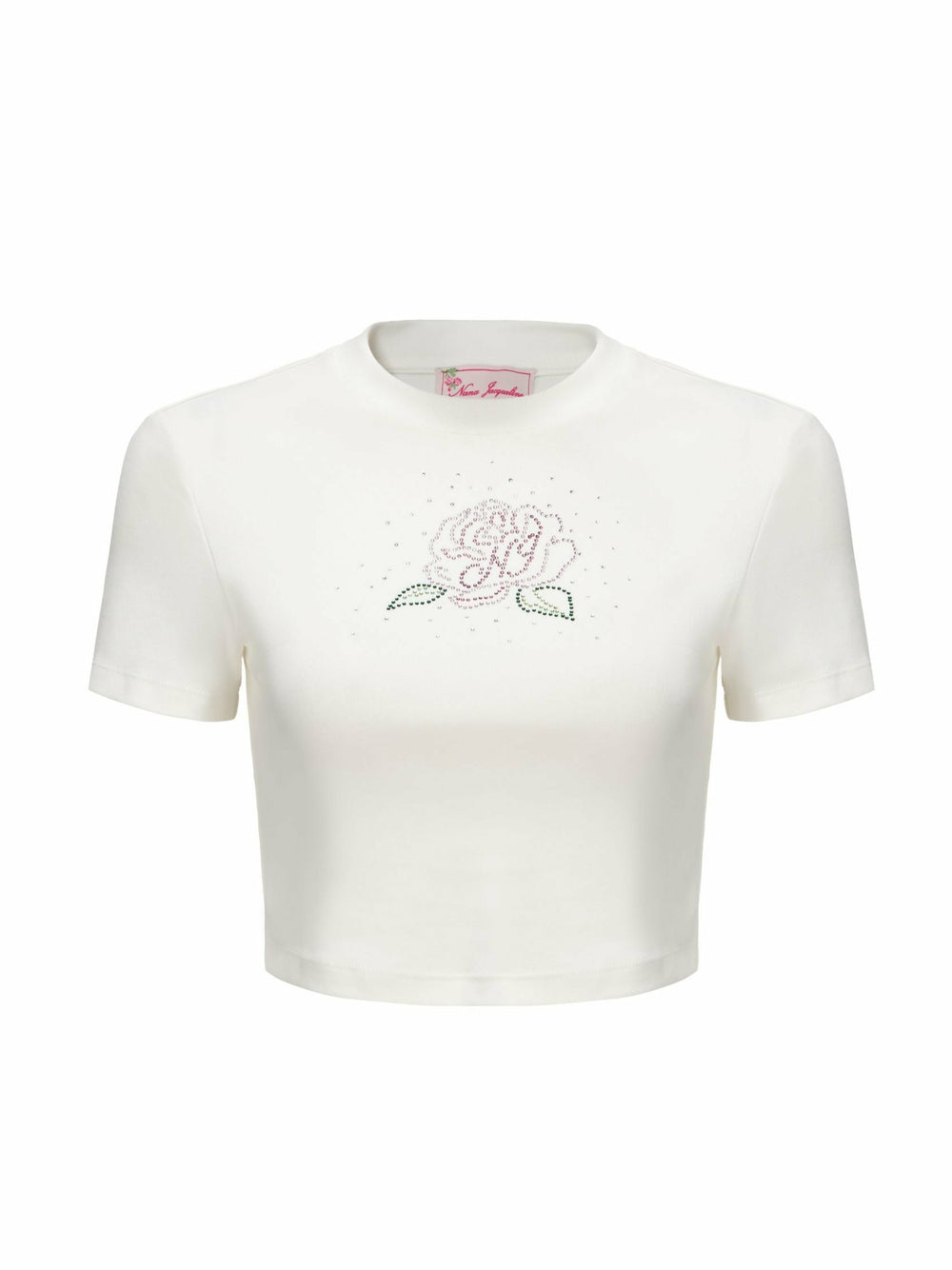 Elle Baby Tee: White Tee for Casual Luxury Daytime Outfit | Nana Jacqueline