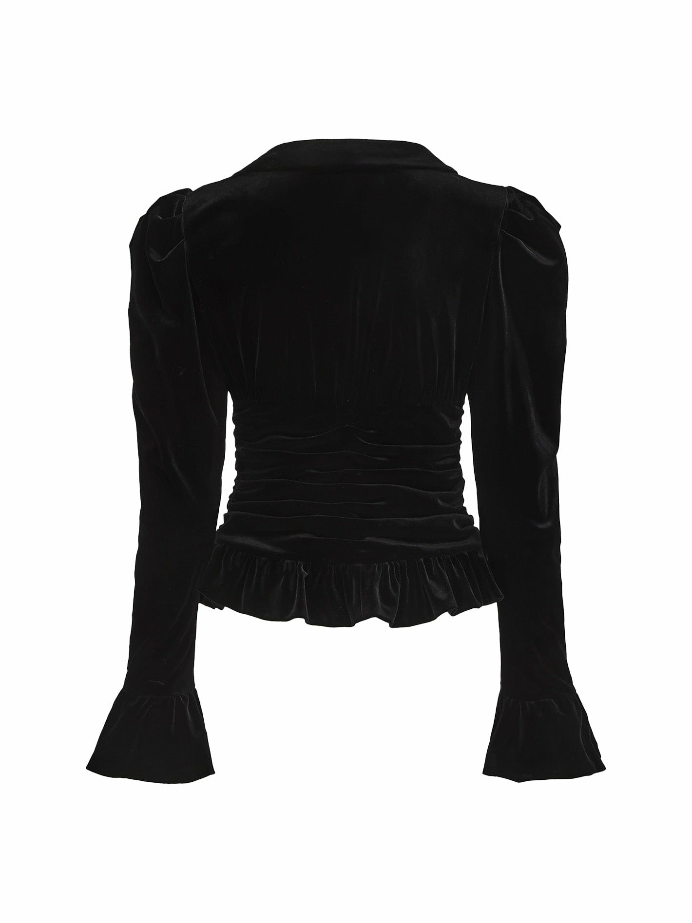 Josie Velvet Top: Black Top for Cocktail Party | Nana Jacqueline