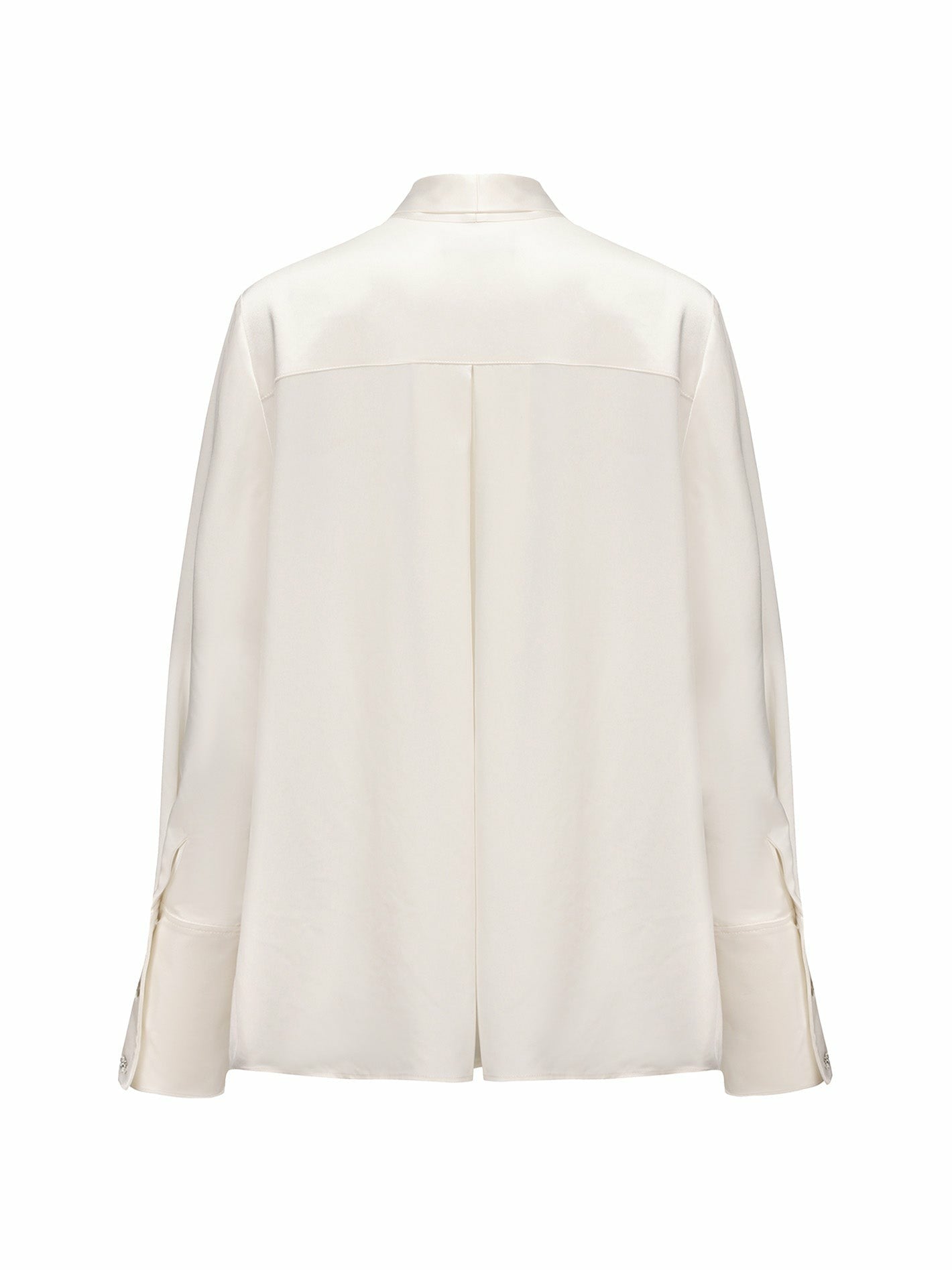 Louisa Top: White Satin Top for Brunch | Nana Jacqueline