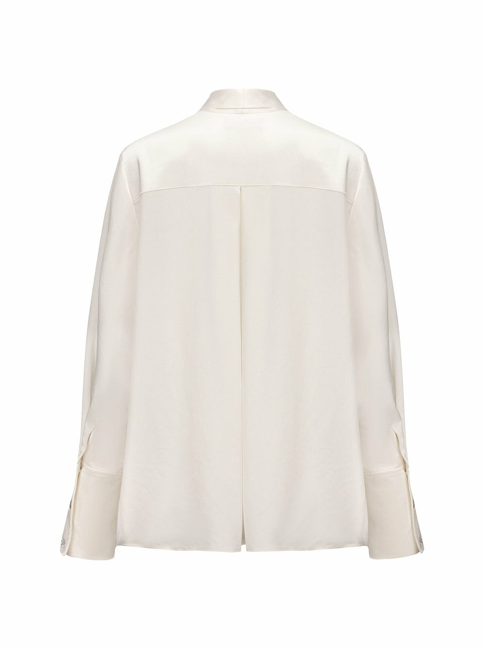 Louisa Top: White Satin Top for Brunch | Nana Jacqueline
