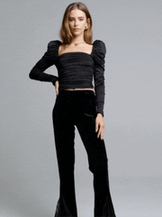 Brandy Top: Black Top for Date Night | Nana Jacqueline