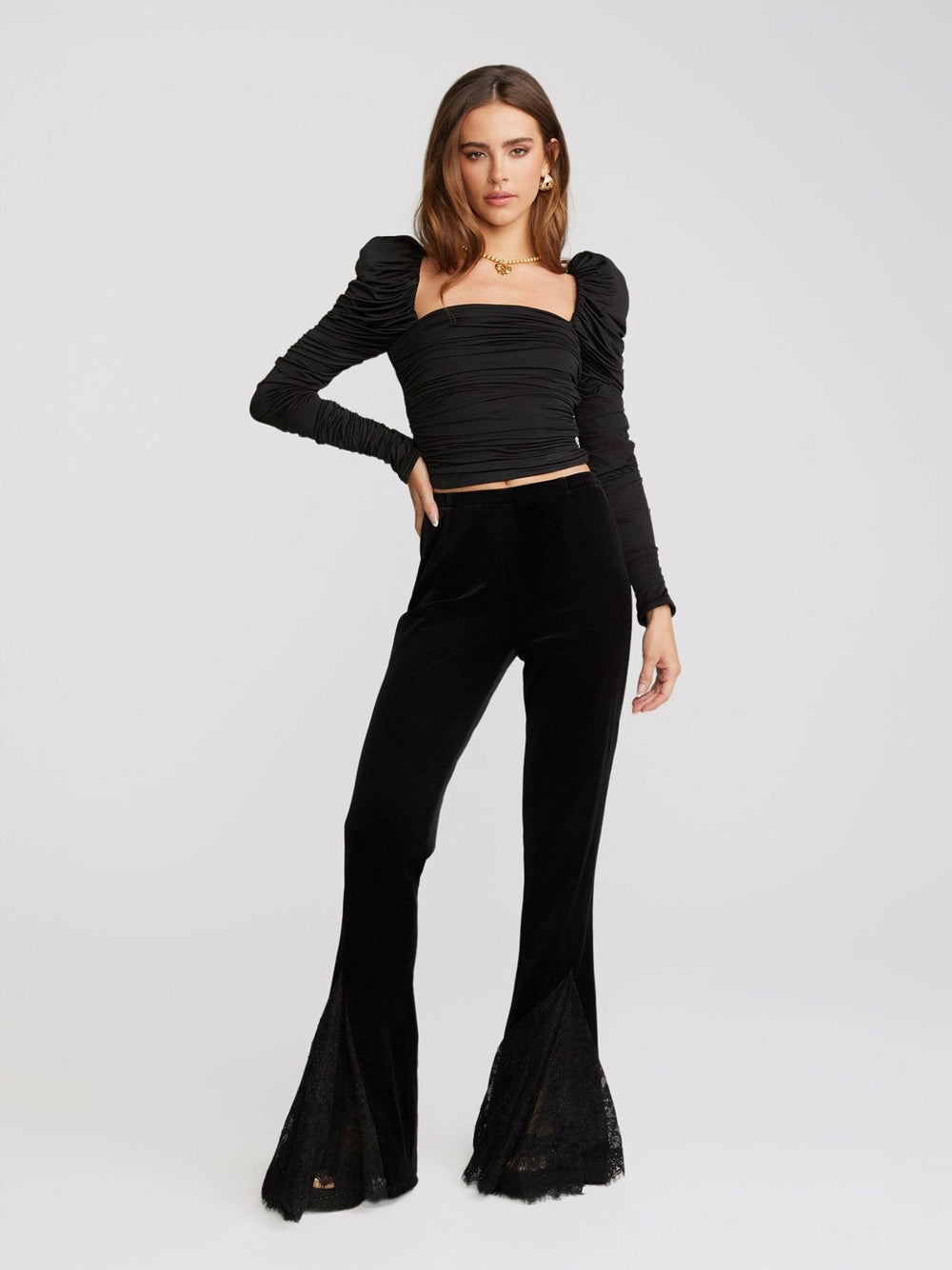 Brandy Top: Black Top for Date Night | Nana Jacqueline