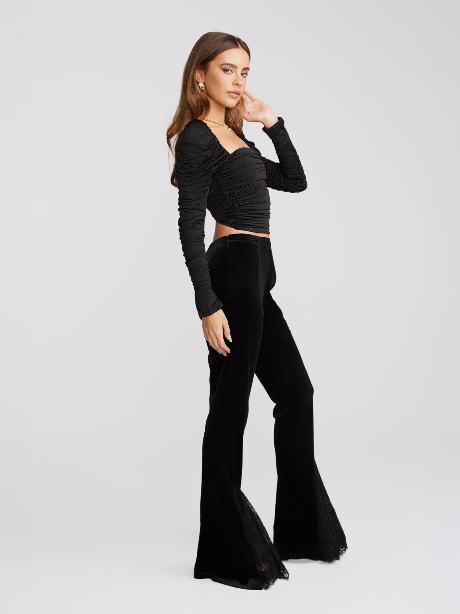 Brandy Top: Black Top for Date Night | Nana Jacqueline