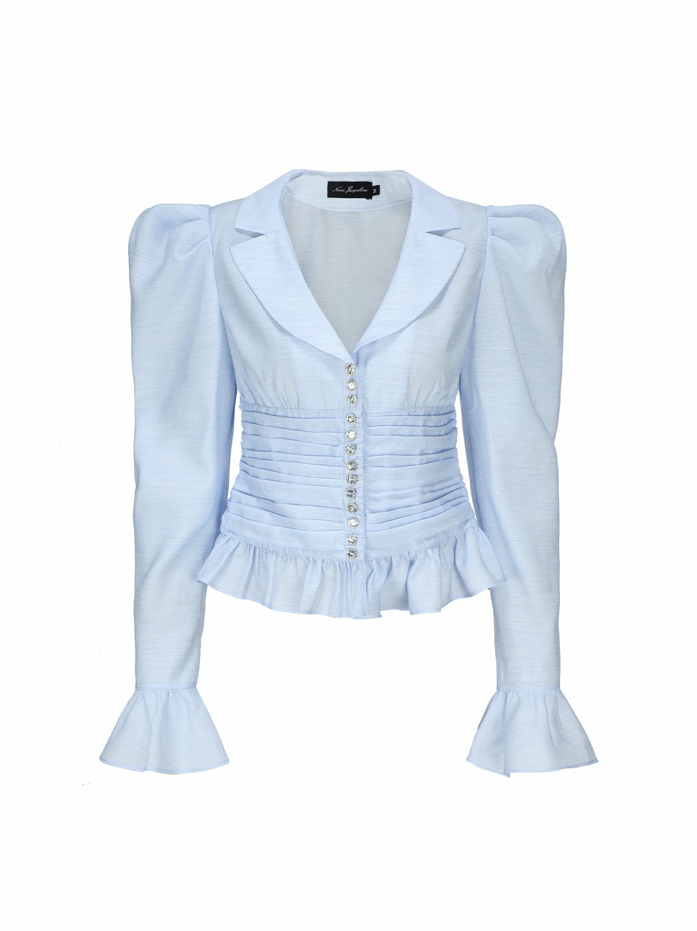 Emilia Top: Blue Top for Brunch | Nana Jacqueline