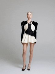 Wilma Velvet Jacket: Black Velvet Jacket for Cocktail Party | Nana Jacqueline