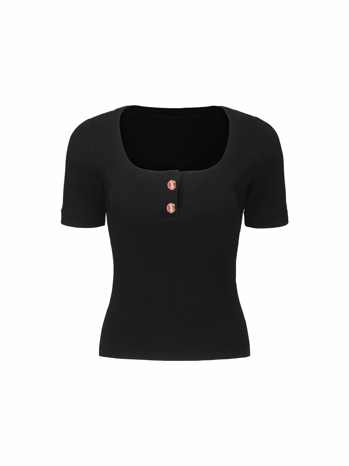 Gemma Top: Black Knit Top for Brunch | Nana Jacqueline