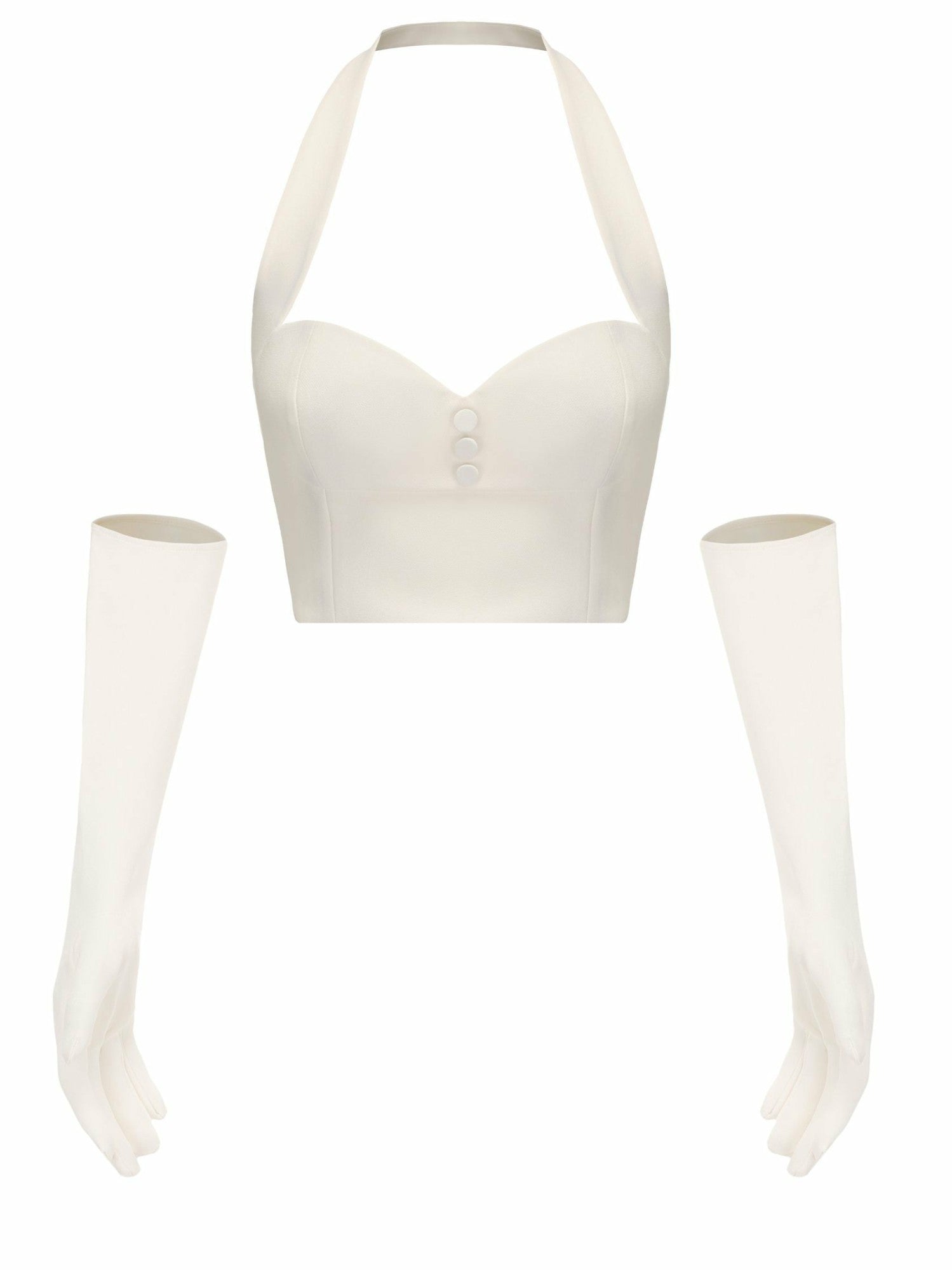 Anastasia Top: White Top for Engagement Party | Nana Jacqueline