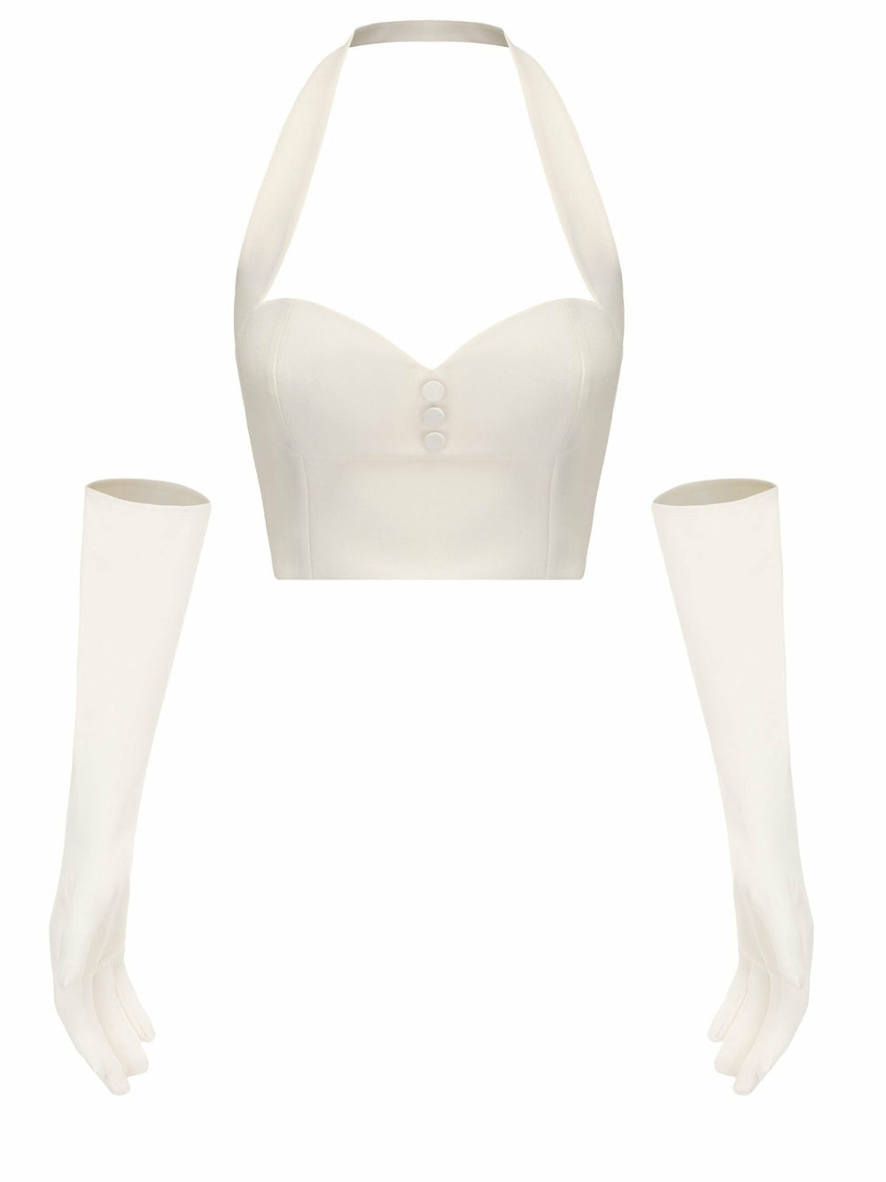 Anastasia Top: White Top for Engagement Party | Nana Jacqueline