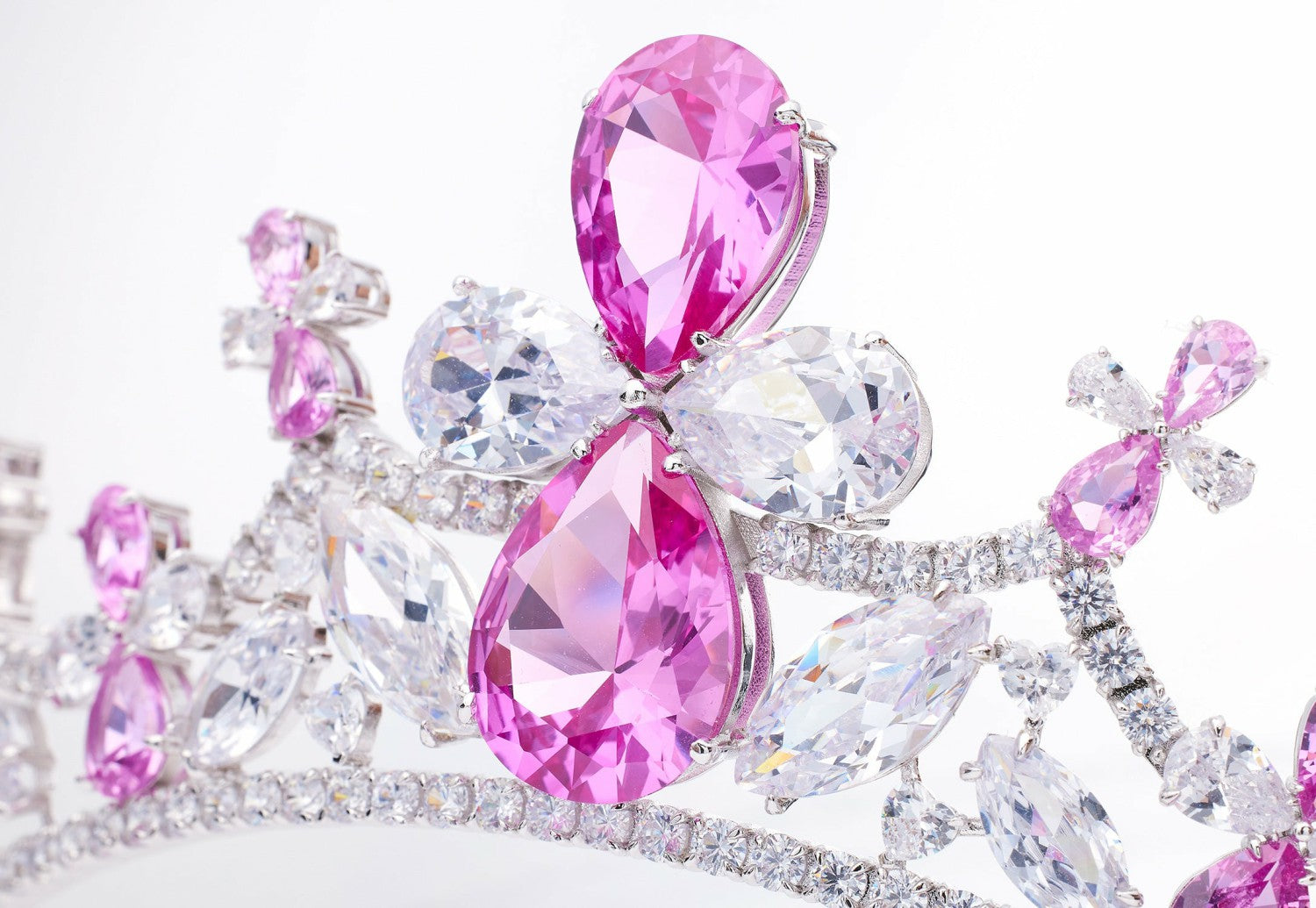 Keira Tiara: Pink Tiara for Bachelorette Party | Nana Jacqueline