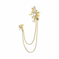 Fiona Brooch: Multicolor Brooch for Cocktail Party | Nana Jacqueline