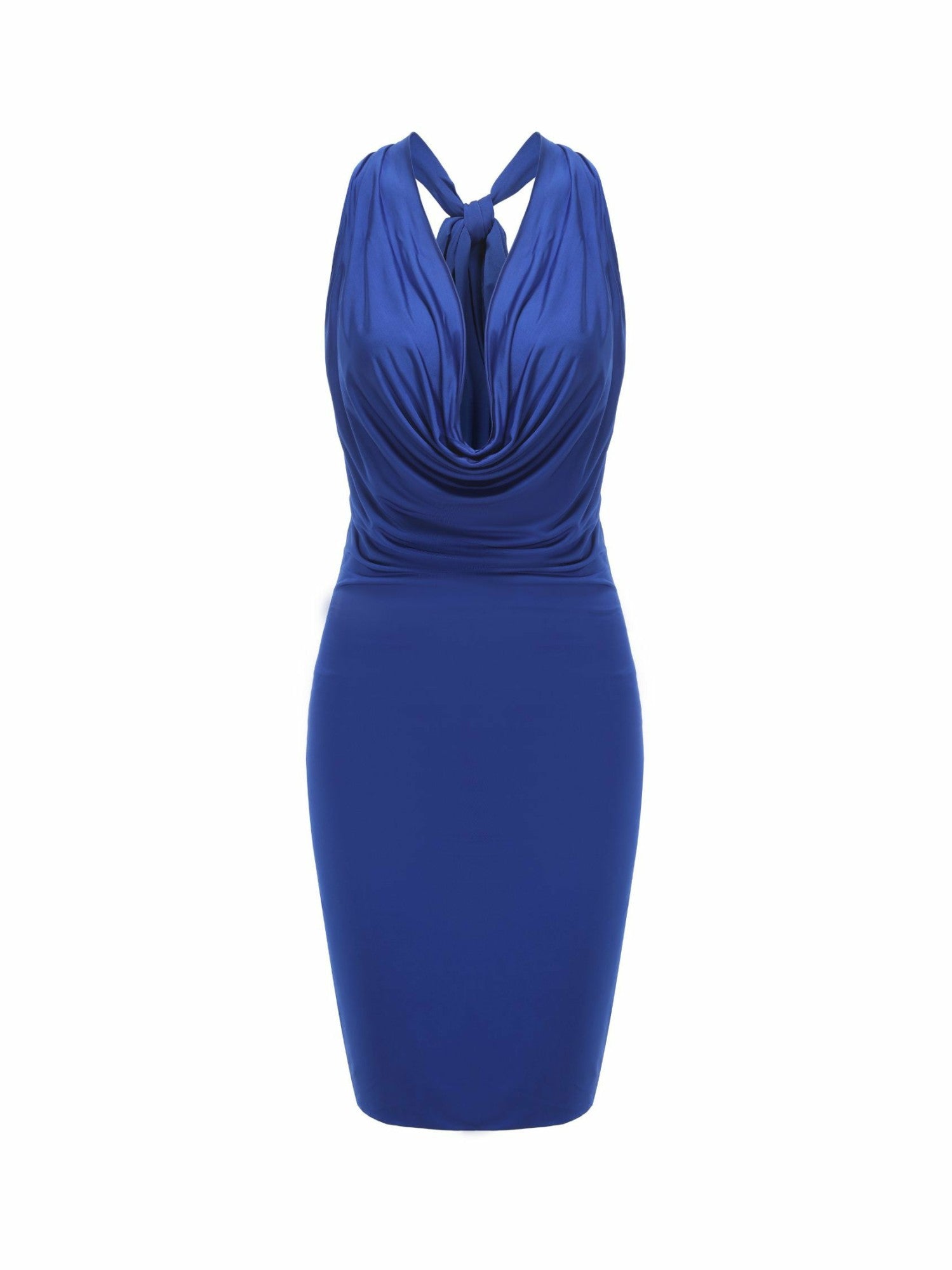Jennifer Dress: Blue Midi Dress for Cocktail Party | Nana Jacqueline