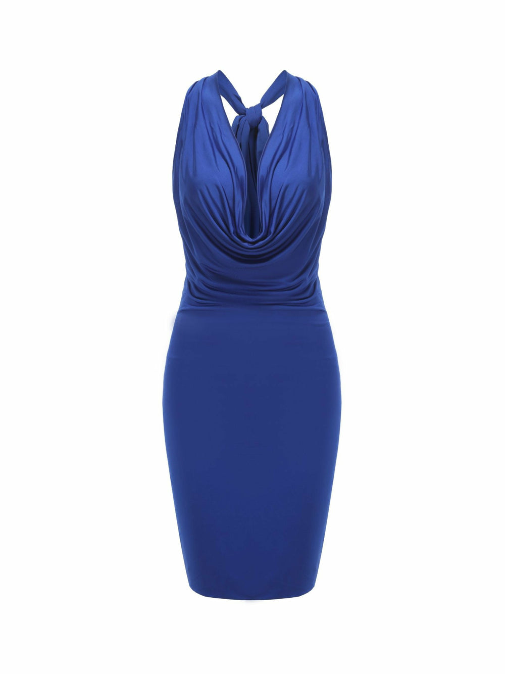 Jennifer Dress: Blue Midi Dress for Cocktail Party | Nana Jacqueline