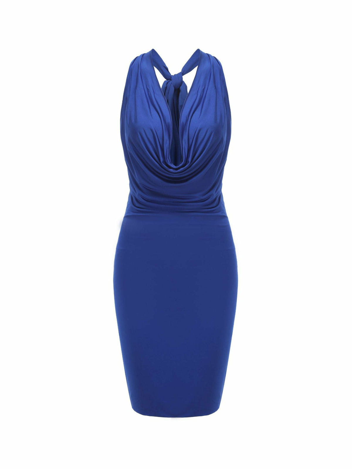 Jennifer Dress: Blue Midi Dress for Cocktail Party | Nana Jacqueline