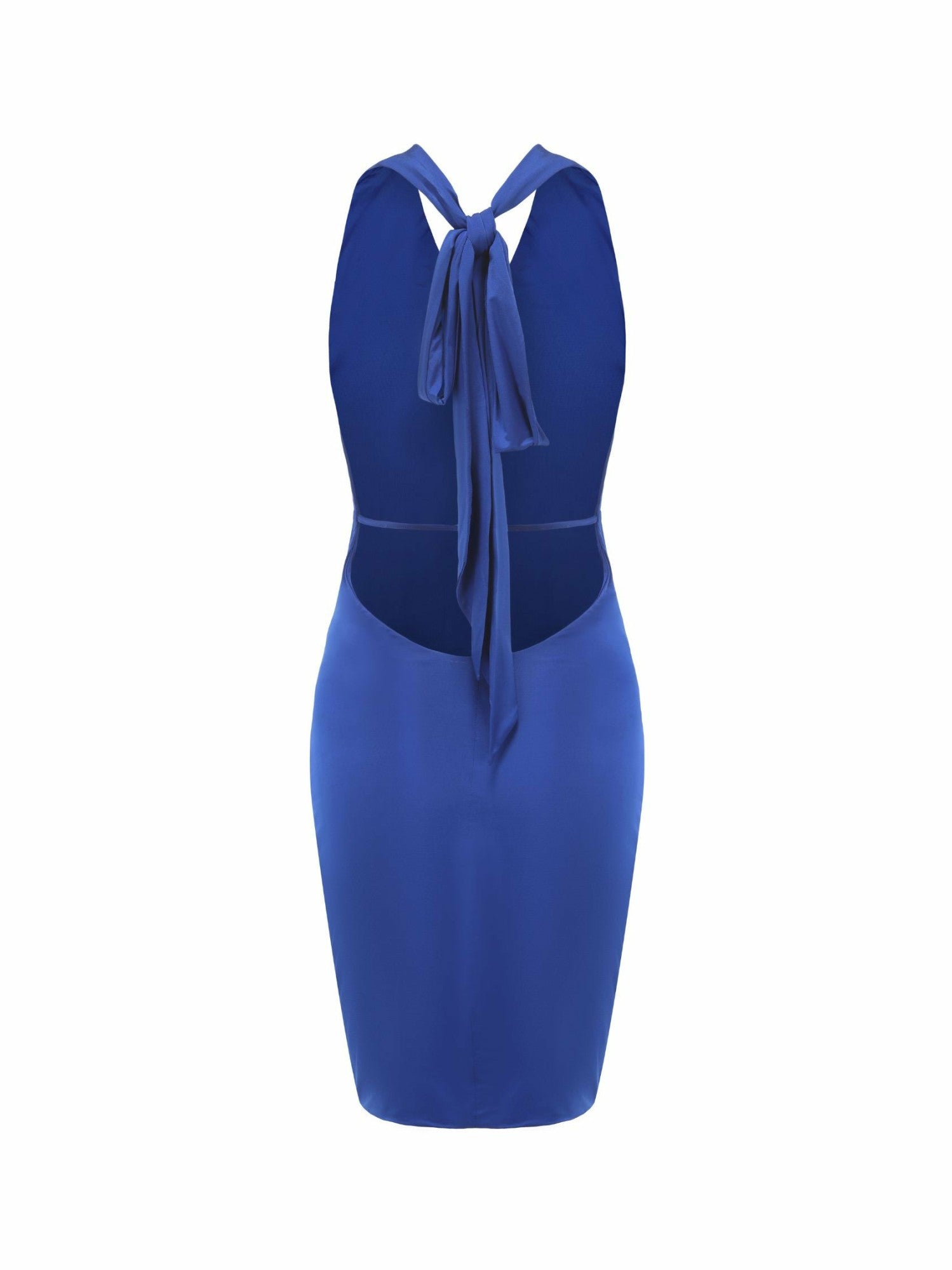 Jennifer Dress: Blue Midi Dress for Cocktail Party | Nana Jacqueline
