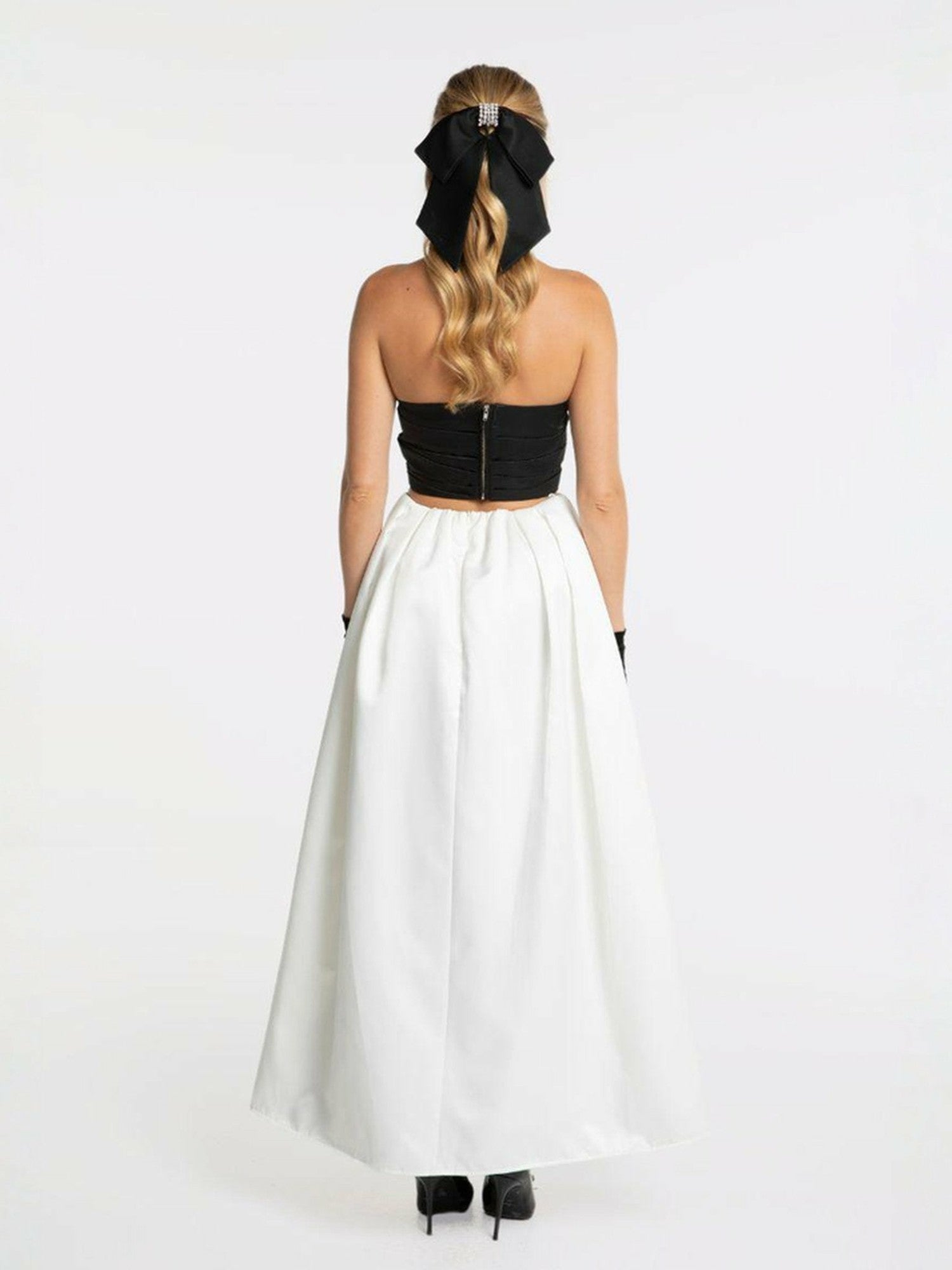 Sydney Top: Black Satin Top for Date Night | Nana Jacqueline
