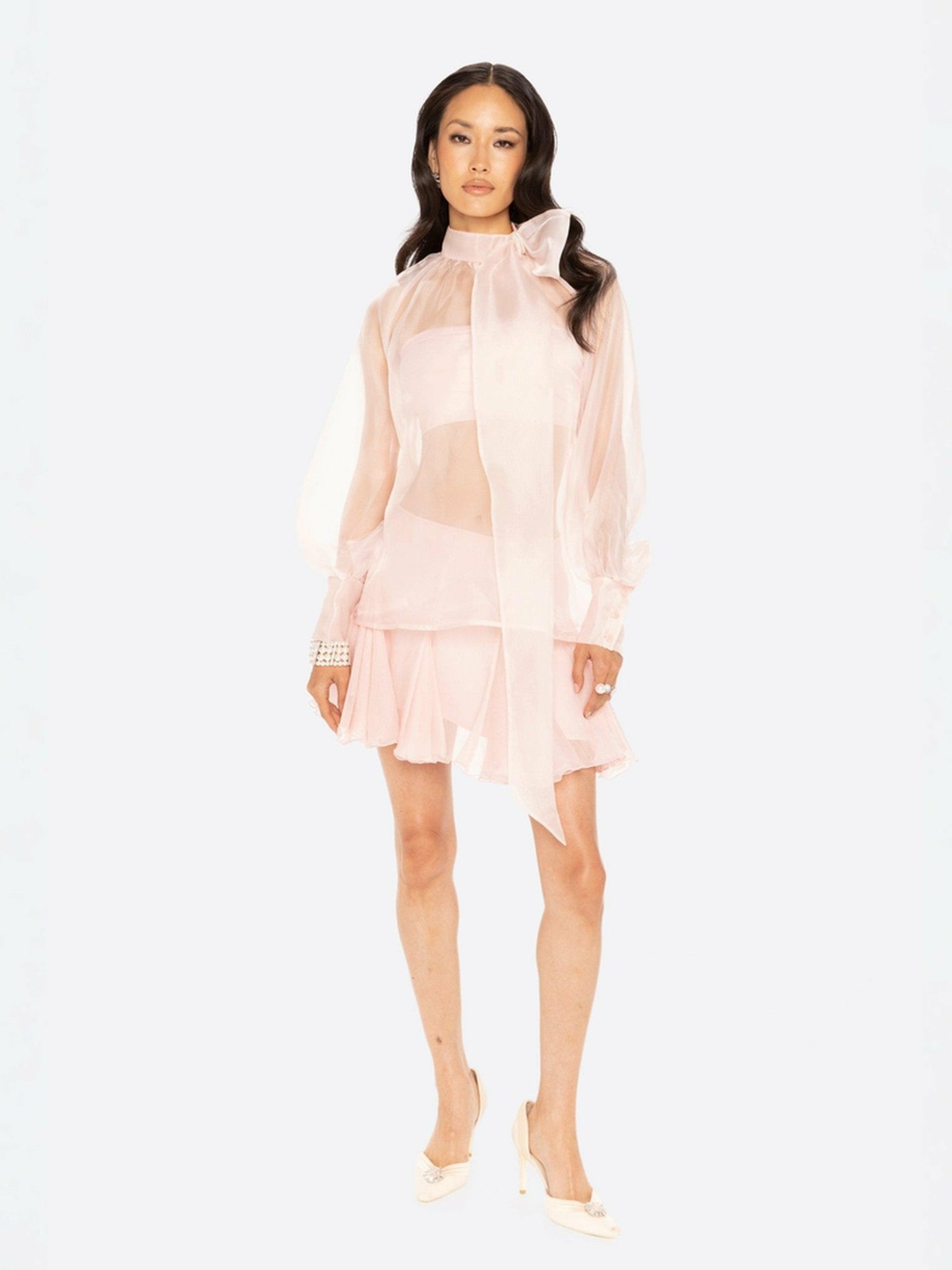 Evie Diamond Top: Pink Top for Date Night | Nana Jacqueline