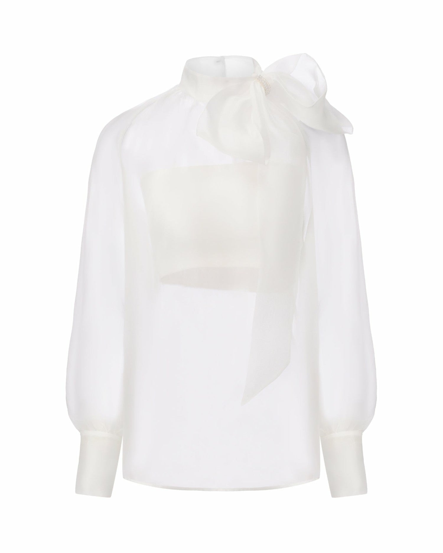 Evie Diamond Top: White Top for Bridal Shower | Nana Jacqueline