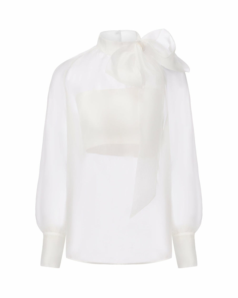Evie Diamond Top: White Top for Bridal Shower | Nana Jacqueline